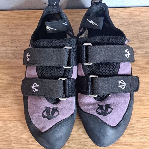 Evolv Trax XT-5 Climbing Shoes EU 38 Women 6 Trax-xt5 Rock Purple Supportive - Picture 8 of 11